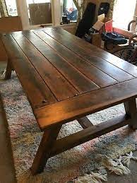 ***shipping amount listed is just an estimate!! Farmhouse Dining Table Seats 8 People Douglas Fir Table Top Cedar Legs Ebay