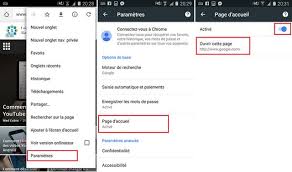 Dans la partie supérieure intitulée page d'accueil, supprimez le texte en surbrillance affiché dans le champ. Comment Definir Google Comme Page D Accueil Sur Chrome Pour Android Info24android