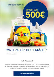Programul special al magazinului tău kaufland în perioada paștelui 2019 și a vacantei de 1 mai 2019. E Mail Im Namen Von Lidl Mit Gewinnspiel Fuhrt In Abofalle