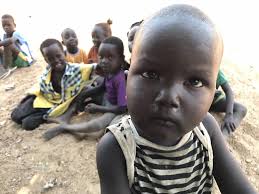 The children and refugee...