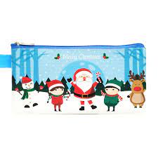 Perayaan natal sudah dekat nih. Mini Case Natal 3 Santa Kids Biru Muda Tempat Pensil Karakter Anak Souvenir Natal Sekolah Minggu Shopee Indonesia