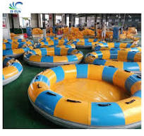 Water 6 Persons Double Tube Inflatable Rafts Family Round Raft Fiberglass Water Slide Round Rafts