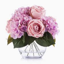 The panicles are pure white, have. House Of Hampton Hydrangeas And Peonies Floral Arrangements In Pot Reviews Wayfair