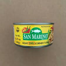Light corned tuna light chili corned tuna. San Marino Chili Corned Tuna