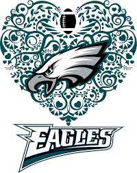 Eagles Heart Football Svg Dxf Png Cricut Silhouette Philadelphia Eagles Logo Philadelphia Eagles Art Philadelphia Eagles Football