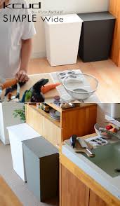 楽天市場 ゴミ箱 分別 スリム クード kcud シンプルワイド おしゃれ ふた付き 横型 分別 ワイド キッチン 岩谷マテリアル アッシュコンセプト 北欧 45リットル ゴミ袋対応 キャスター 楓奏 ナチュラル雑貨かえでそう ゴミ箱 キッチン ゴミ箱 分別