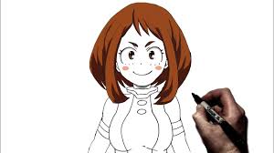 How To Draw Uraraka Step By Step My Hero Academia Youtube So i will try to update all the remaining girls too from time to time. how to draw uraraka step by step my