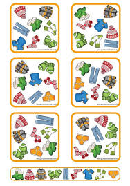 Themenpaket Winter Clothes Deutsch Lernen Spiele Englisch Grundschule Sprachspiele Kindergarten