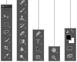 صورة Photoshop tools panel