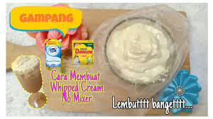 Kenalan dengan whipped cream dan cara mengolahnya! Cara Membuat Whipped Cream Tanpa Mixer Di Rumah Cara Membuat Whipped Cream Dari Susu Kental Manis Youtube