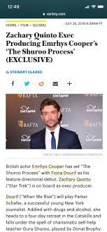 Zachary quinto (star trek) is on board as exec producer. An Accidental Life Caitriona Balfe Imdb