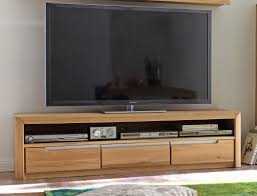 Tv schrank aus akazie temis 160 cm. Lowboard Pisa 8 Eiche Bianco Massiv 165x43x46 Cm Tv Mobel Tv Schrank Expendio