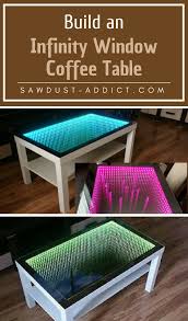 Build An Infinity Window Coffee Table An Infinity Window Is An Illusion Created When Light Bounces Bet Window Coffee Table Infinity Table Build A Coffee Table