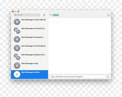 You can either choose to add your phone number to imessage and make it your primary messaging option or simply use it over an internet connection. New Imessage On Mac Imessage Mac Hd Png Download Vhv