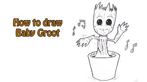 Join millions of creators and explore your creativity! How To Draw Baby Groot Youtube