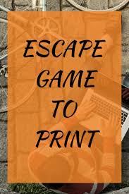 Generally, an escape room mission is themed, timed and usually has an hour limit. Escape Game In Pdf And Easy To Print Escape Room For Kids Escape Room Game Escape Game