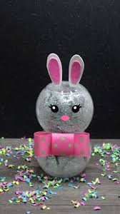 Dollar Store Easter Decor Easy Diy Crafts How To Make Light Up Easter Bunny Sim In 2020 Dollar Tree Easter Crafts Easter Decorations Dollar Store Easy Diy Crafts