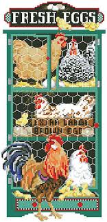 Ruffled Feathers Cross Stitch Chart