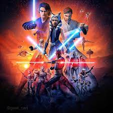Official Starwars Theclonewars Final Season Poster Extended Textless Version By Geekcarl St Seasons Posters Star Wars Characters Star Wars Tattoo
