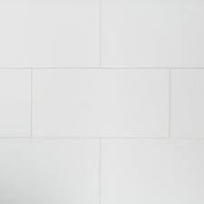 Laying them staggered at half can result in the edges not being flush or even. Bright White Polished Ceramic Tile 12 X 24 100651512 Floor And Decor
