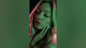 Creative gel shoot at the home studio Sony A7IV