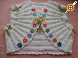 Bebek Yelegi Susleme Teknikleri Bebekler Icin Orgu Yelek Suslemeleri Tig Isi Bebek Krose Baby Knitting Patterns