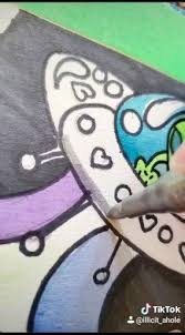 Cosmic Patrick Star Video Spongebob Painting Small Canvas Art Bedroom Art Painting