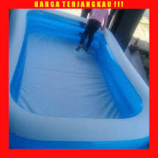 Ada 2 pilihan warna, yaitu biru dan pink. Bestway Kolam Renang Jumbo Bak Mandi Air Bola Besar Anak Karet Pompa Shopee Indonesia
