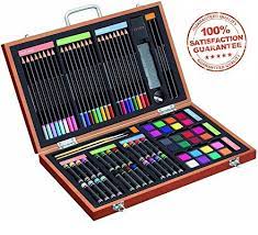 Gallery Studio 82 Piece Deluxe Art Supplies Set In Wood Https Www Amazon Com Dp B008ah6ppe Ref Cm Sw R Pi Dp X Udisyb2 Art Set Art Sets For Kids Art Kit