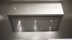Anzi Ceiling Extractor Drop Down Box White With Led Lighting Youtube