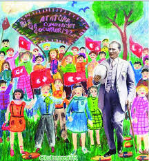 29 Ekim Cumhuriyet Bayrami Etkinlikleri Okuloncesitr Preschool Kindergarten Sanatsal Resimler Soyut Sanat Tablolari Cizim