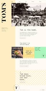 Yellow Website With Cool Type Web Development Design Website Design Layout Web Layout Design