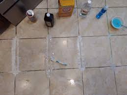 to clean tile grout