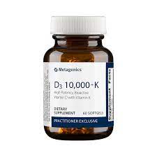 Did you know that alongside calcium you should also look into vitamin d3 and vitamin k2 ensure that calcium is absorbed easily and reaches the bone mass, while preventing arterial calcification. D3 10 000 With K2 60 Softgels By Metagenics Ipm Supplements