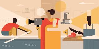 We Were Asked To Create 6 Unique Images For The Milestone Institute In Budapest Hungary It S A Fantastic Instit Illustration Education Illustration Techniques