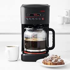 How to descale a coffee maker with vinegar. Cruxgg Drip 14 Cup Programmable Coffee Maker Williams Sonoma