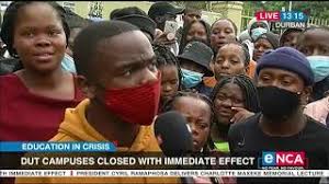 2/1/2012, donavan moodley reacts after he's leave to appeal was denied at the johannesburg high court. Dut Campuses Closed With Immediate Effect Enca