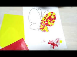 I am so excited to put together this page together for you. Paper Tearing Butterfly Paper Craft Easy Craft For Kids Simple Craft Sapphire India Youtube