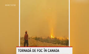 Sim, eles existem e engoliram uma mangueira de água na columbia britânica, no canadá, esta semana. TornadÄƒ De Foc In Canada Stiri Litoral Tv