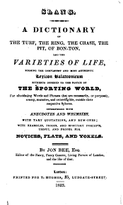 Is it ok for someone to ghost me for a little while and come back to me a few days later ? Slang Dictionary Of The Turf 1823