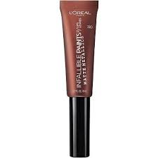 L Oreal Infallible Paints Lips Matte Metallic Color Bronzed Burgundybronzed Burgundy Loreal Paris Infallible Infallible Paints Loreal