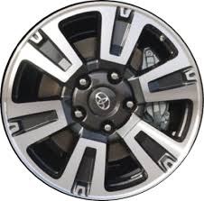 This will help you in determining high or low offset and bolt patterns of your vehicle. Aly75159u35hh Toyota Tundra Wheel Charcoal Machined 426110c220