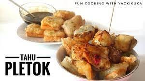 Tahu Pletok Indonesian Fried Tofu With Starch Resep Tahu Resep Masakan Indonesia Memasak