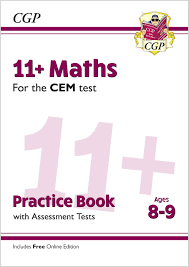 11+ CEM Maths Practice Book & Assessment Tests - Ages 8-9 (with Online  Edition) : Books, CGP, Books, CGP: Amazon.in: Books