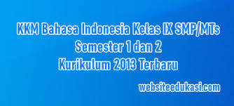 Check spelling or type a new query. Kkm Bahasa Indonesia Kelas 9 K13 Tahun 2021 2022