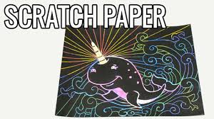 All you need is crayons. How To Make Scratch Paper Youtube
