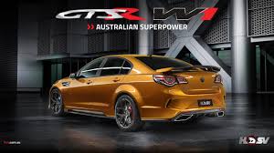 Holden special vehicles built the ultimate australian muscle car. Gtsr W1