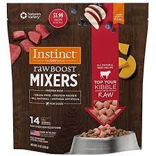 Nature S Variety Instinct Raw Boost Frozen Mixers Grain Free Dog Meal Topper Beef 8 Oz The Details Can Be Found B Dog Food Recipes Grain Free Dog Frozen