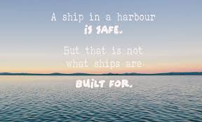 Image result for ship in the harbor is safe