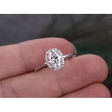 Maybe you would like to learn more about one of these? Jeenjewels Oval Cut Moissanite And Diamond Halo Engagement Ring In 10k Rose Gold Walmart Com Walmart Com